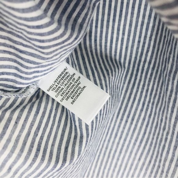 Ann Taylor LOFT Off Shoulder Embroidered Tassel Top XS Petite - Picture 9 of 9